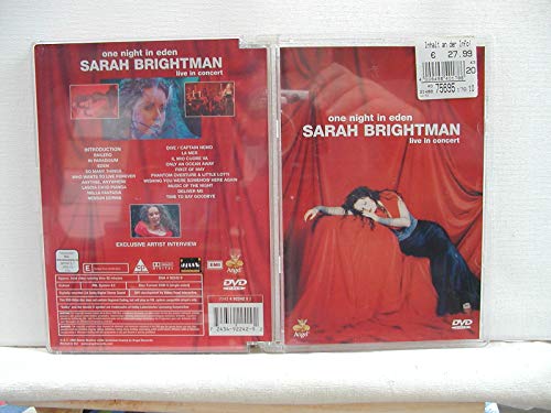 Sarah Brightman - One night in Eden live [Reino Unido] [DVD]