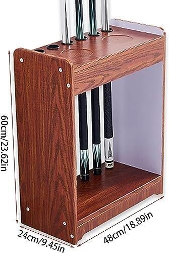 Support de queues de billard en bois pour votre salle de jeux