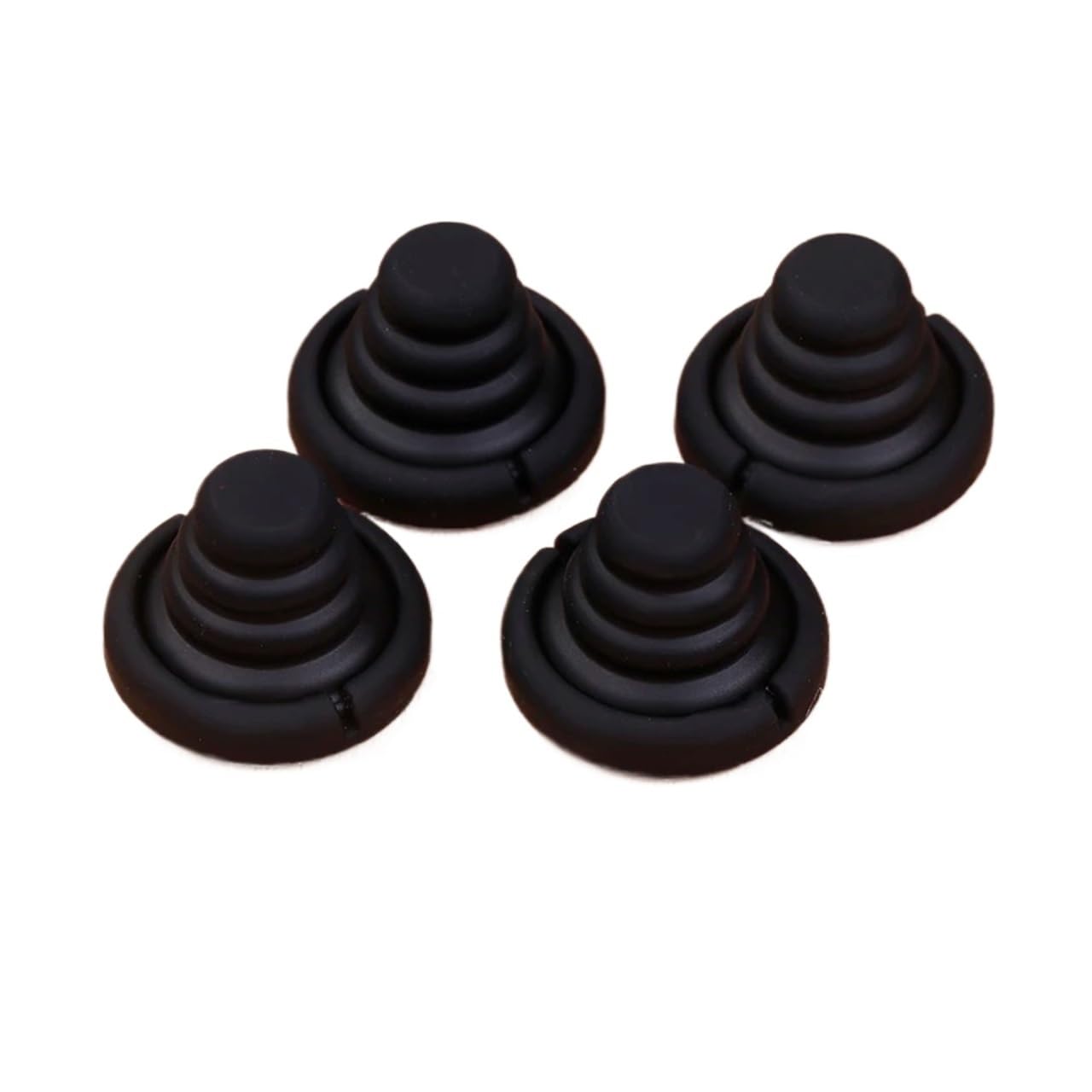 Accessoires de verrouillage antichoc en silicone de haute densite noir