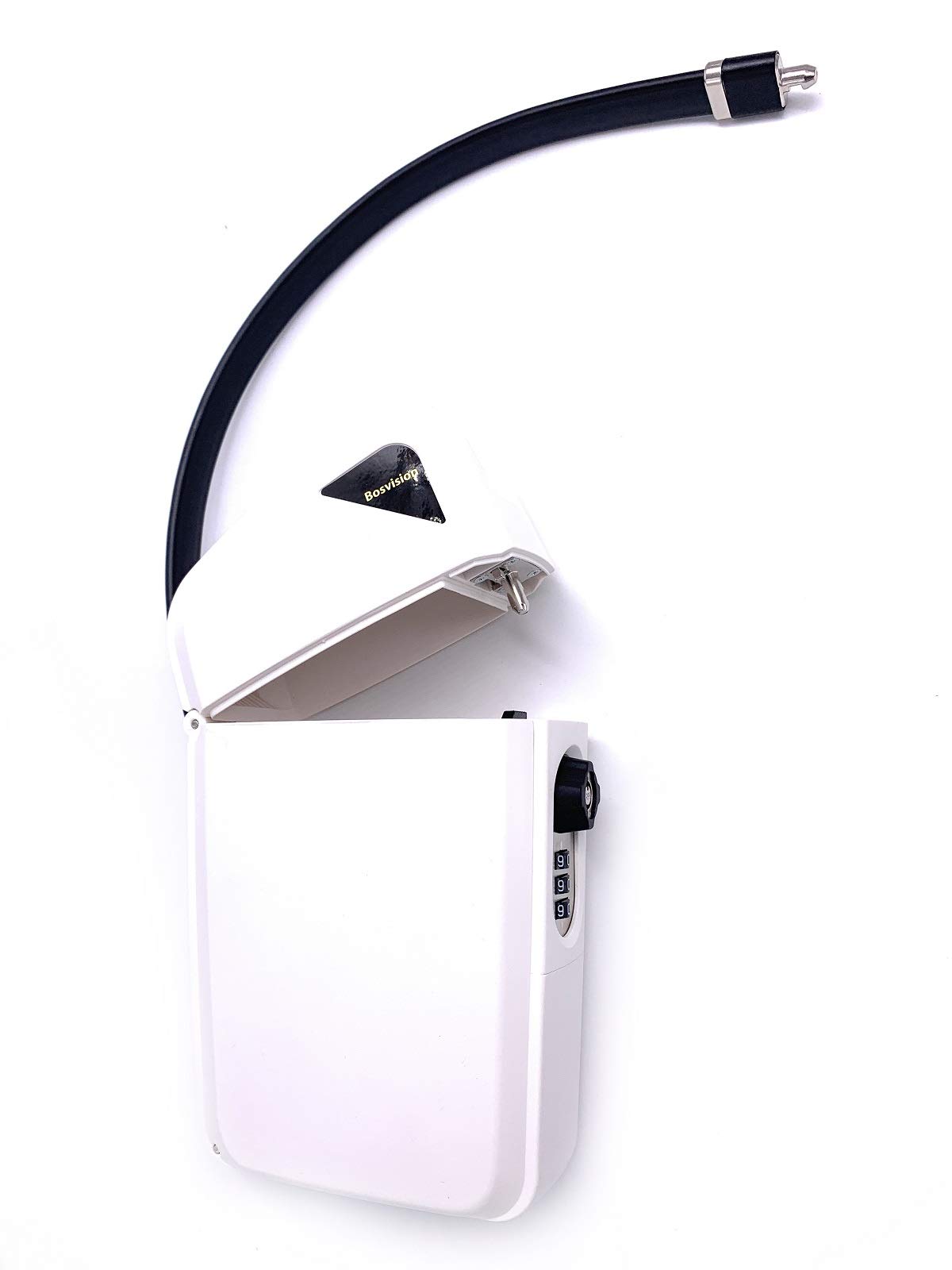 Bosvision cassaforte portatile, scatola chiave, scatola di sicurezza (lucchetto a combinazione e chiavi) con borsa Anti RIFD (borsa Faraday) per chiave auto senza contatto (keyless go)
