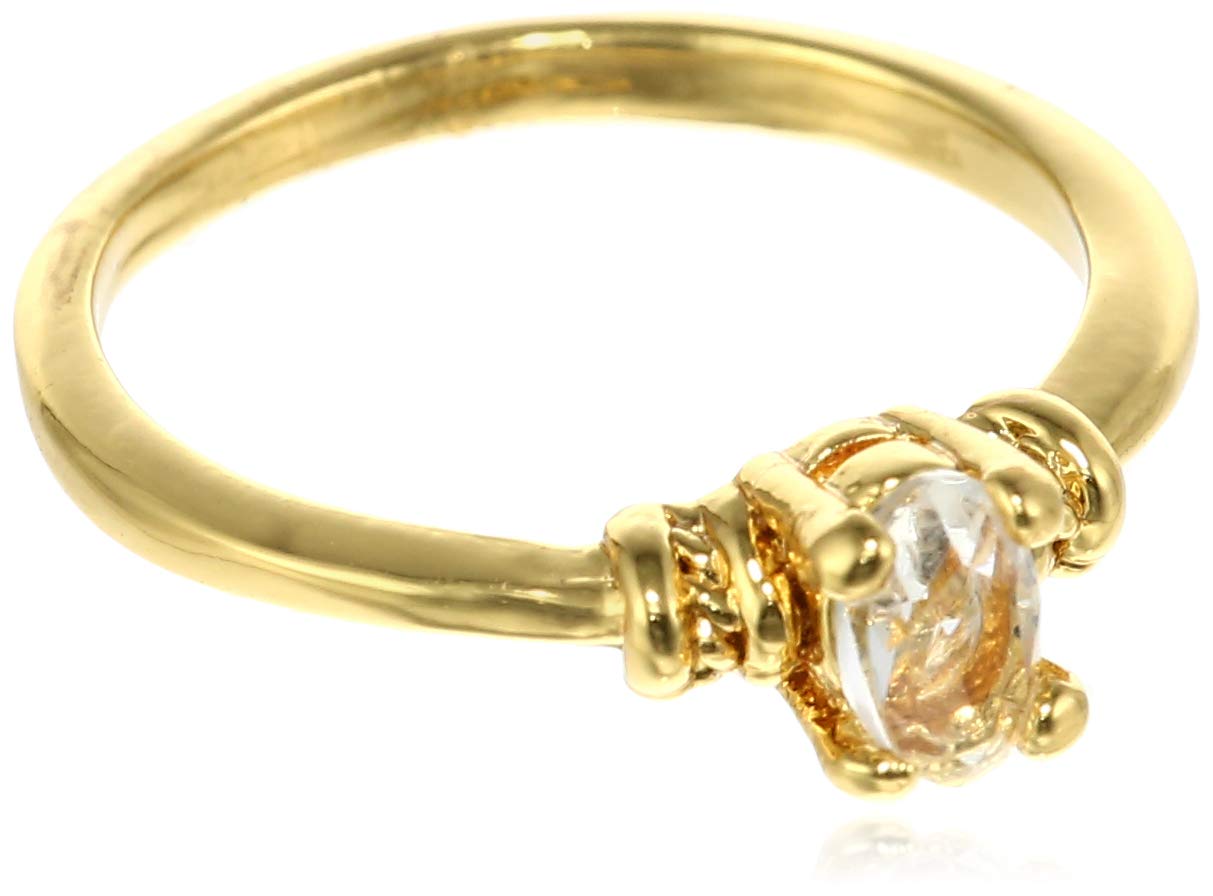 Estele Gold plated with red stone fancy ring for women (B08D4769B6) Amazon Price History, Amazon Price Tracker