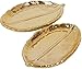 ZWINNER 2 Stück Goldfolie Form Dekorativer Ring Keramik Tellerhalter Schmuck Tablett Geschenktablett