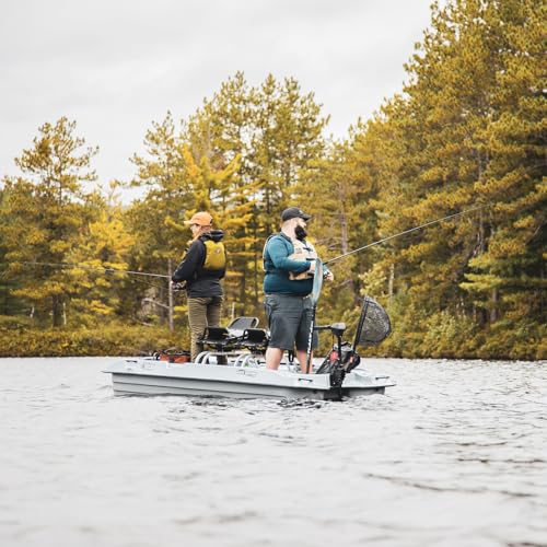 Pelican - Bass Raider 10E Angler Fishing Boat - Ram-X™ Material - Ergo360 Seating System - Light Grey - 10.2 ft by Pelican - Image 3