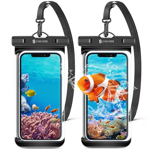 SYNCWIRE [2-Pack Waterproof Case IPX8 Universal Waterproof Phone Pouch Dry Bag Waterproof Phone Case for iPhone 15/14/13/12/11 Pro XS MAX XR X 8 7 6 Samsung S23 S22 S20 and More Up to 7 Inches by SYNCWIRE - Image 9