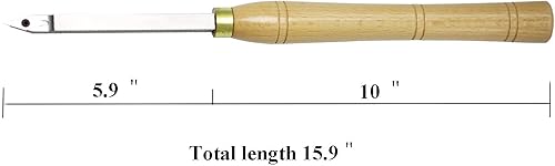 Miniatura 5 de Juego de 4 herramientas de torno de madera con punta de carburo más áspera y hueca con inserciones de carburo correspondientes con puntas, 16