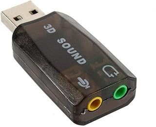 QUEST USB 2.0 Audio Headset Headphone Earphone Mic Microphone Converter Adapter AR