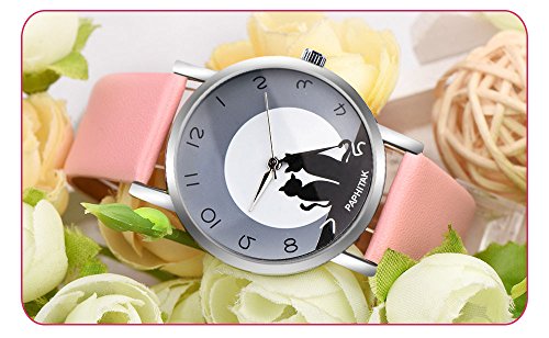 Caqnni 腕時計 メンズ 安い オシャレ うで時計 レディース 女性 超薄型 シンプル おしゃれ腕時計 人気 彼女へ 母の日 プレゼント 小さい かわいい 高校生 男女兼用 お祝い アウトドア 通学(Free Size/D)