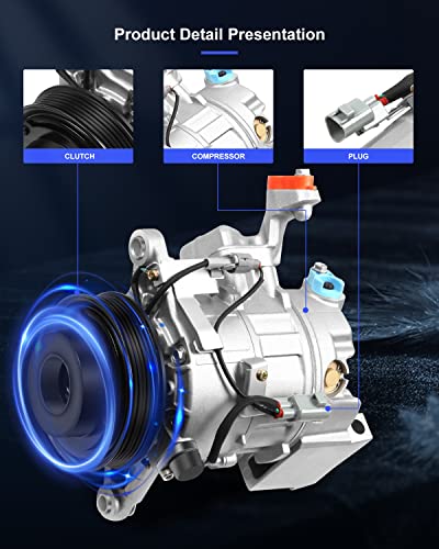 Eccpp Ac Compressor With Clutch Co 10571C 1998-2005 Compatible For L-Exus Gs300 Is300 3.0L #TOP3
