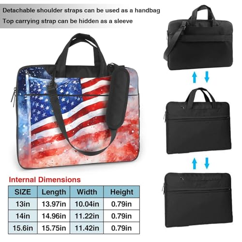 Maletín para portátil impermeable 15.6 pulg miniatura 4