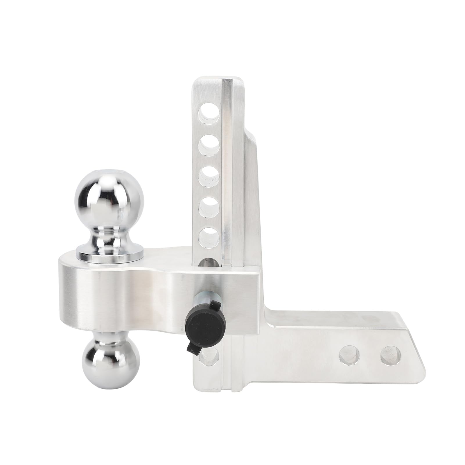 Regulowany Zaczep Przyczepy, Aluminiowy Zaczep Przyczepy Odpowiedni do Odbiorników 2-calowych, Regulowany Uchwyt Kulowy Adapter Zaczepu Przyczepy Przedłużenie Zaczepu Przyczepy