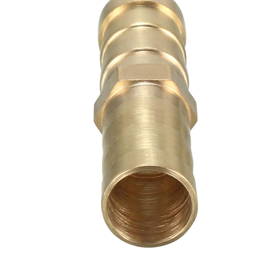 Sourcing Map Messing Schlauchstutzen M8-1,25 Auf 10 Mm – 5 Stück, Barb-Fitting Für Wasser, Luft, Kraftstoff
