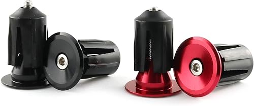 2 pares de tapones de extremo de barra para manillar de bicicleta, manillares de bicicleta para bicicleta de montaña y bicicleta de carretera