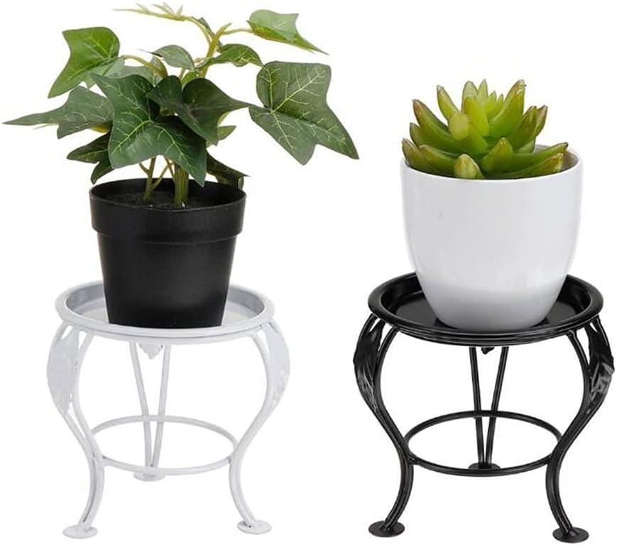 Plant Shelf Flower Stand Rack Yard Nordic Creative For Home Garden(Onecolor)