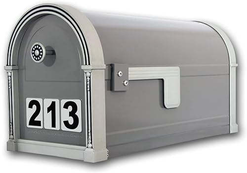 Miniatura 2 de Pegatina reflectante de letras de aluminio de alta calidad para personalización del hogar calcomanía de letras para buzón puerta delantera paredes y