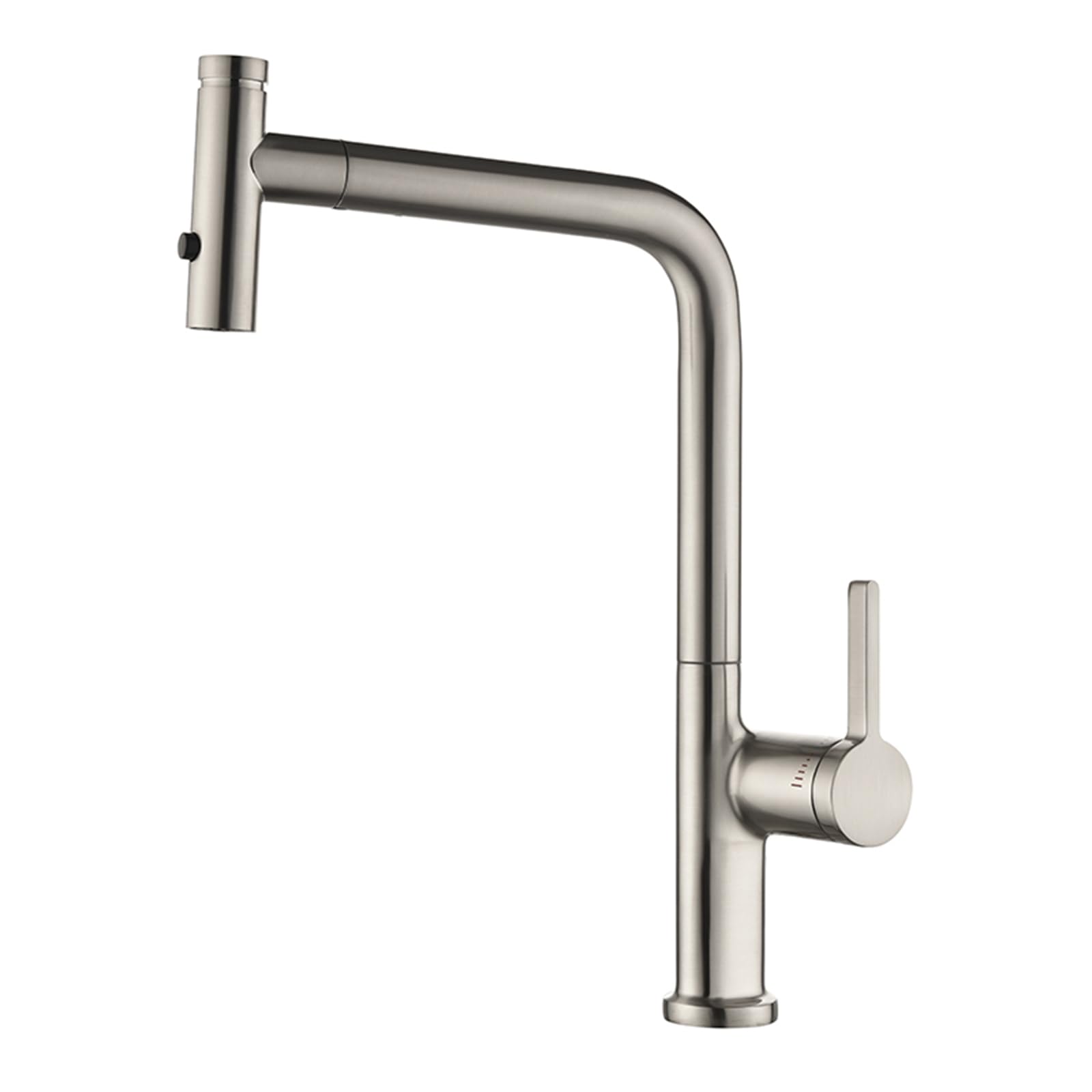 ZYCHSJXA Kitchen Sink Taps Mixer with Pull Out Spray Brushed 360 Degree Faucet Tap Hot and Cold