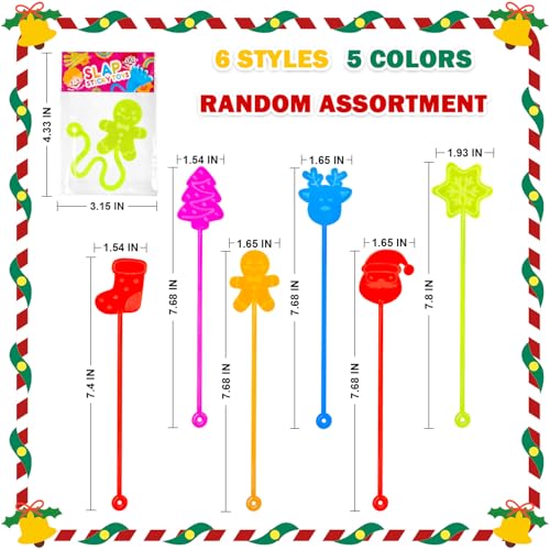 Christmas Stocking Goodie Bag Stuffers for Kids 36 PCS,Holiday Sticky Hands Party Favors Supplies Toys Gifts for Toddlers,Small Non Candy Treat Bag Fillers,Class Games Activities Prizes for Boys Girls - image 2