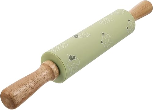 LIFKOME Rodillo de silicona para pastelería, pizza, dumpling Skin Maker Docker para masa, ahorro de tiempo, suministros de horneado para pizza