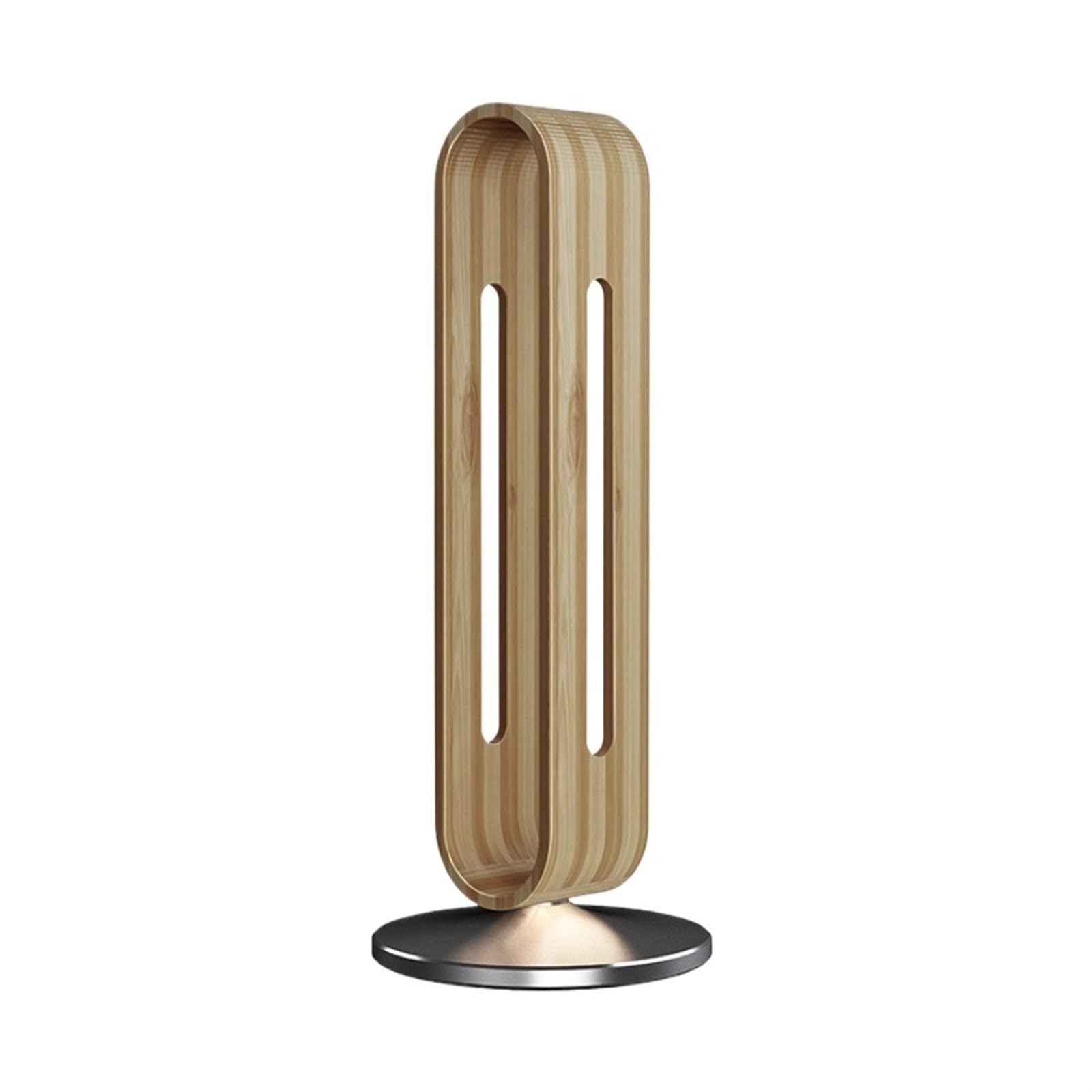 JFGCTYHXY Headphone stand, Wood Aluminum Gaming Headset Hanger(Silver)