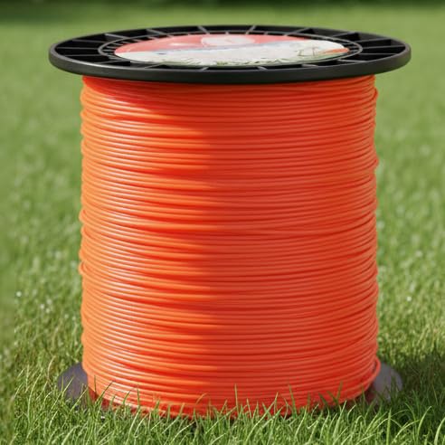 Bobina Fio De Nylon Roçadeira 3mm Rolo 2kg Quadrado Resistente