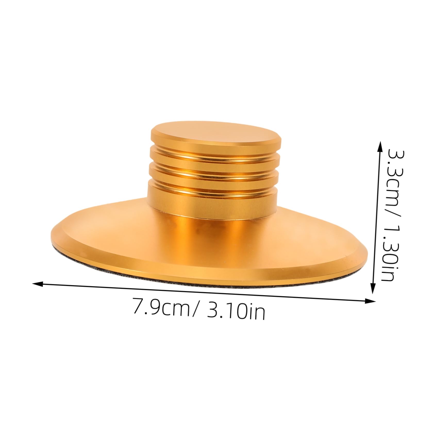 ERINGOGO Vinyl Record Slip Mat Record Weight Stabilizer for Turntable Metal Disc Stabilizer