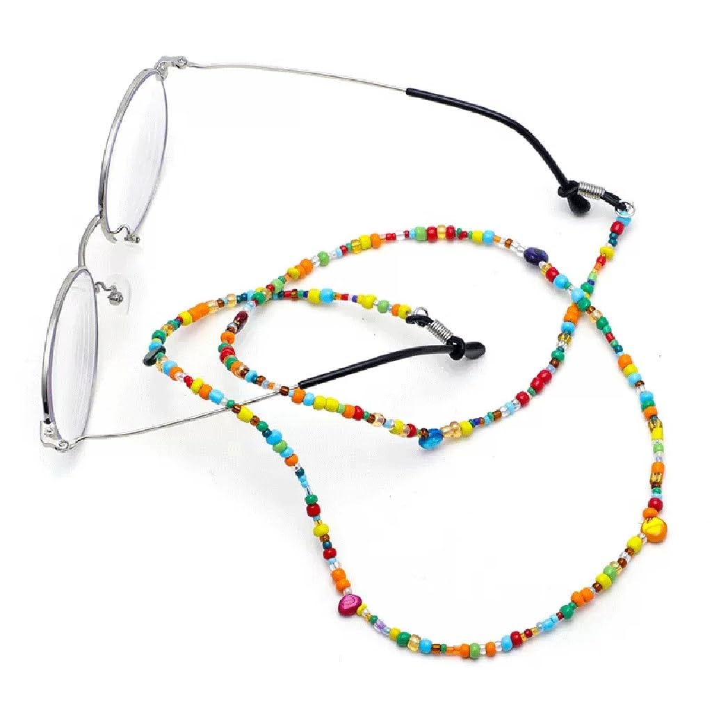Cadena de Gafas for Mujer, Colgante de Cuello con Cadena de Perlas, Colgante Decorativo, Gafas con Cadena