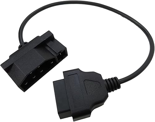 Premium 7 Pin macho OBD1 a OBD2 OBDII 16 Pin Cable adaptador de diagnóstico para Ford EFI