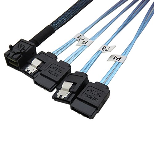YIWENTEC - Cable de Disco Duro Interno HD Mini SAS (SFF-8643