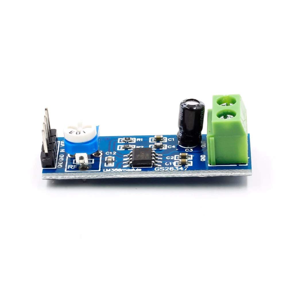 LM386 Audio Amplifier Module 200 Times 5V-12V 10K Resistance