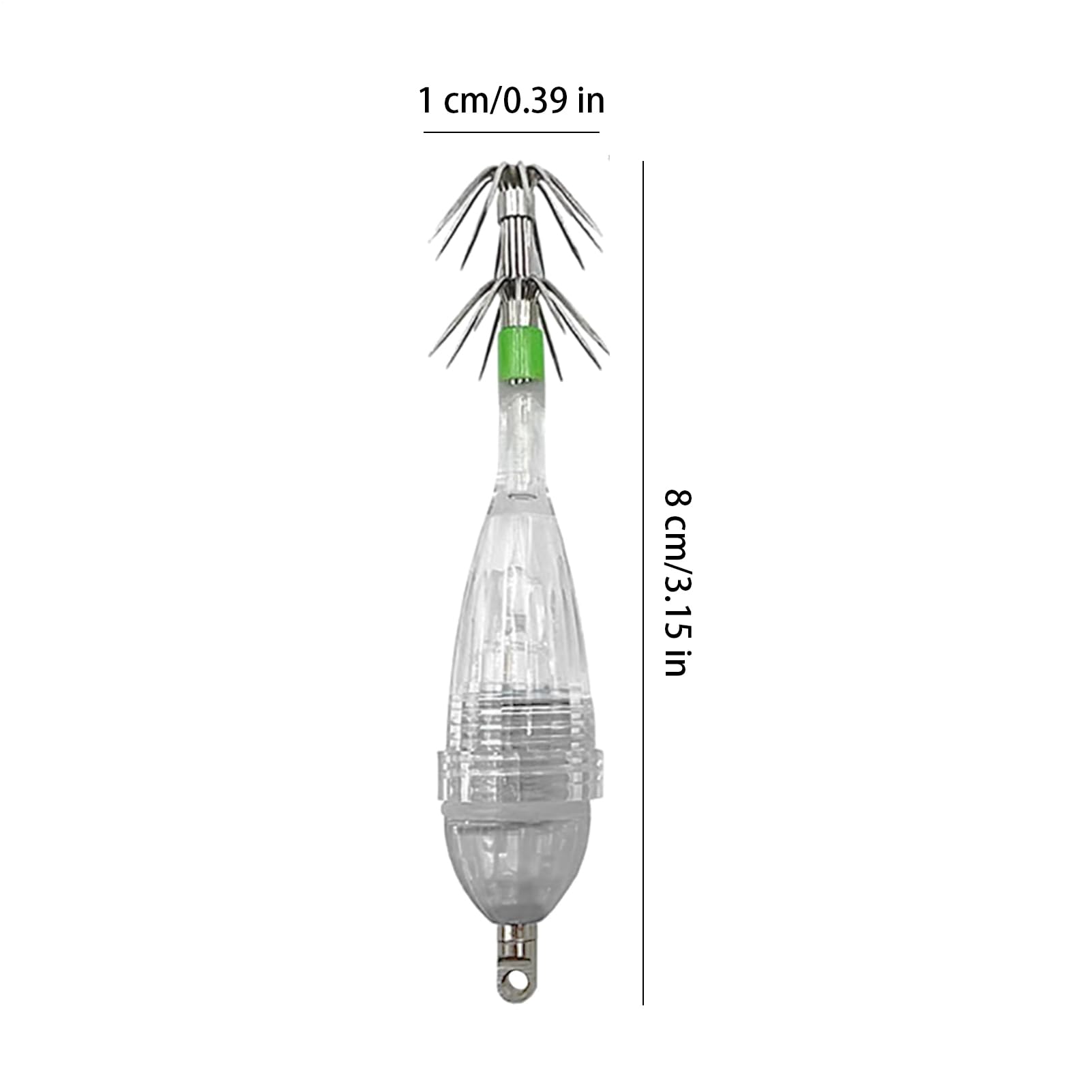 AeroJig 2 Packages Hawken Fishing Fireflies Micro Light Sticks Neon Yellow