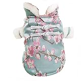 NACOCO Dog Tang Costume Flower Pet Winter Coat Happy New Year Costume Tang Dynasty Clothes Chinese...