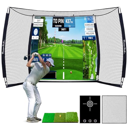 Golf Cage with Impact Screen,...