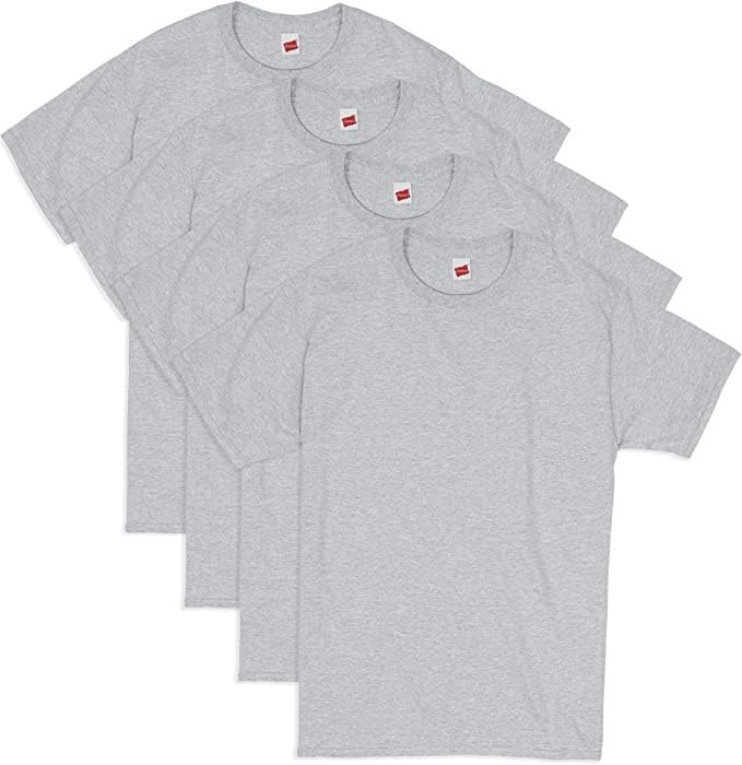 Image of Hanes Men's Ultimate Undershirt ComfortBlend Slim Fit Tees for Men, Moisture-Wicking