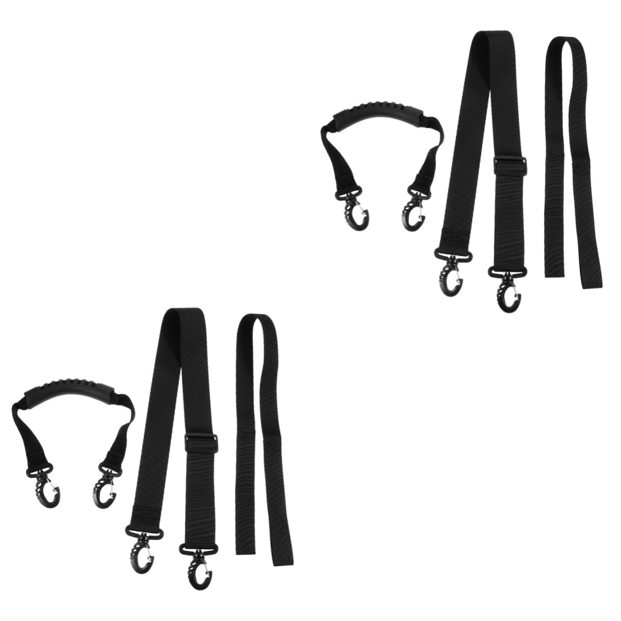 Balacoo 2sets Ski Boot Carrier Straps Shoulder Sling for Skiing Snowboard Boots Training Strap 3pcs*2