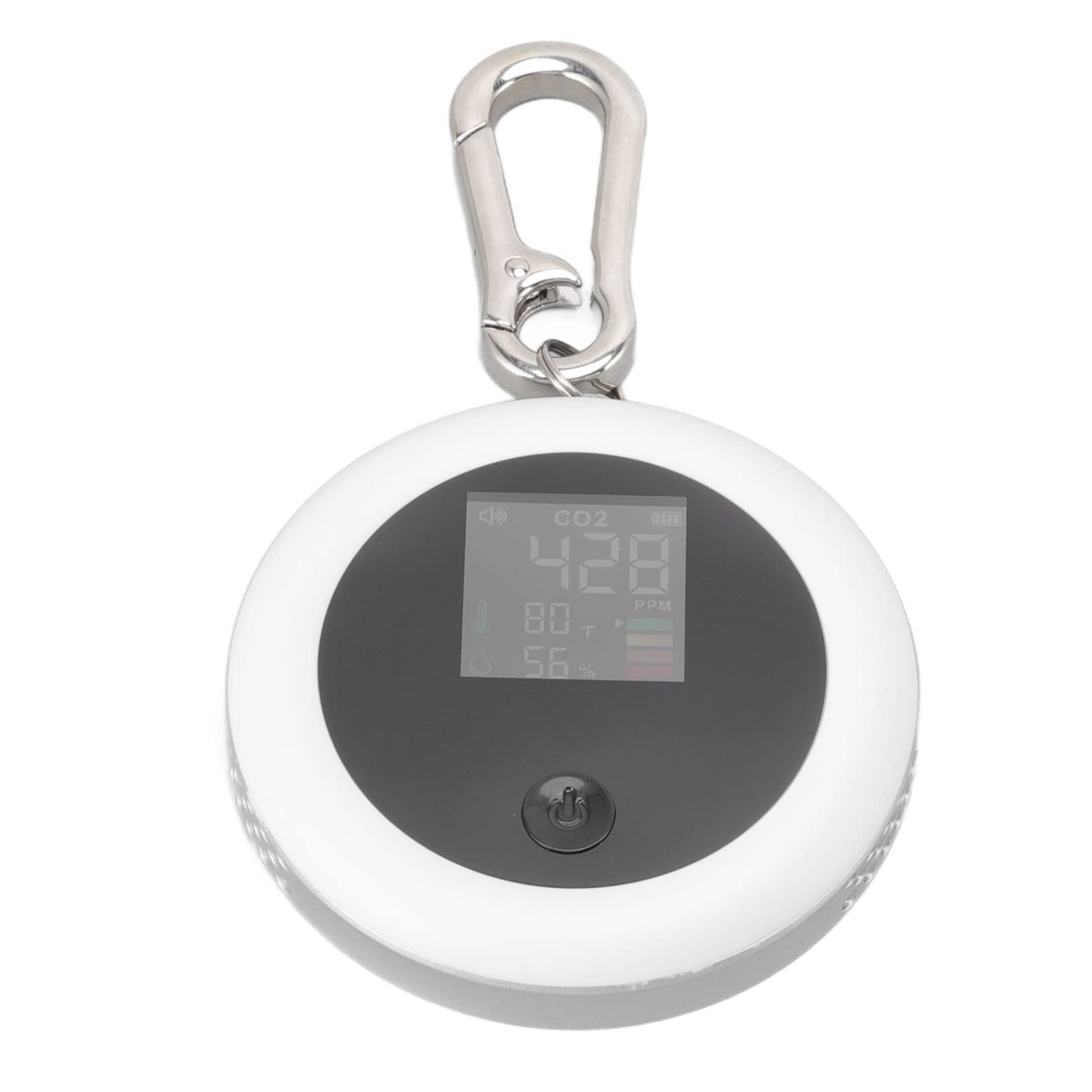 Haofy Detector de CO2 por Infrarrojos Monitor de Humedad y Temperatura LCD Portátil 3 en 1 para Calidad del Aire Interior, Apartamentos Pequeños, Uso en Oficinas, Monitoreo de Viajes
