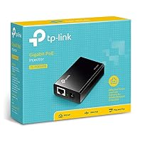 TP-Link Pharos Serie CPE210 Outdoor WLAN Access Point & 802.3at/af Gigabit PoE Injector, Non-PoE to PoE Adapter, Supplies up to 60 W, LED Indicator,Plug & Play, Desktop/Wall-Mount, Black – Ansicht 7
