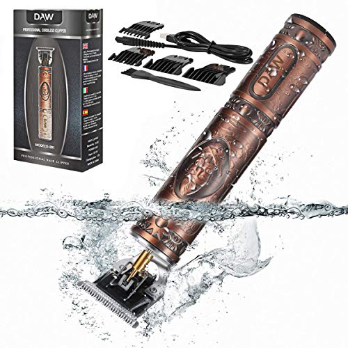 Hair Trimmer for Men,Professional Electric Hair Clippers Cordless Kits Rechargeable Grooming T-Blade Barber Clippers Zero Gap Baldhead Beard Trimmer Shaver