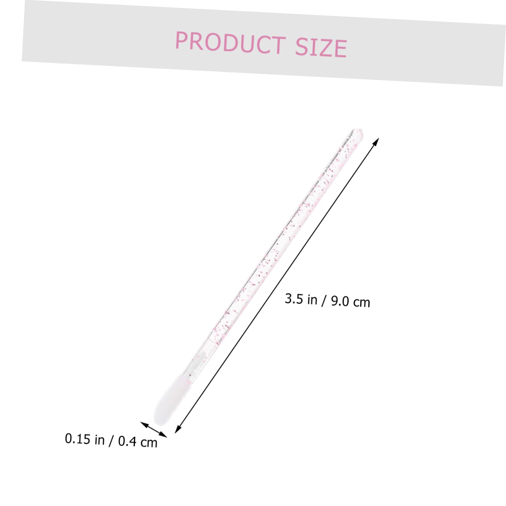 Healeved 1 Set Disposable Makeup Brush Flocking Heads Lip Brush Eyeshadow Applicator Makeup Tool Professional Set