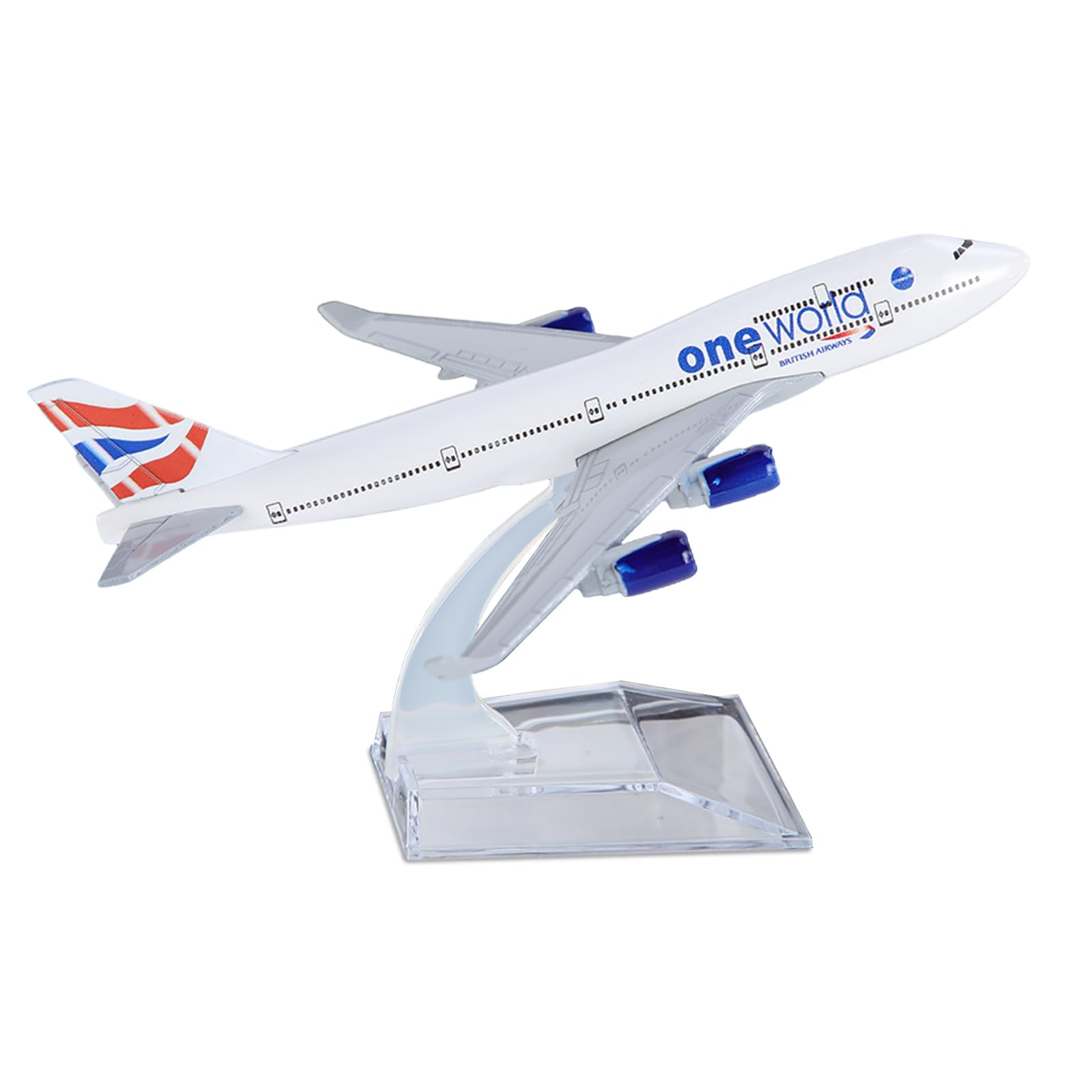 Nhemeylp Model Plane, 747 Airplane Model 1/400 Diecast British Airway Planes