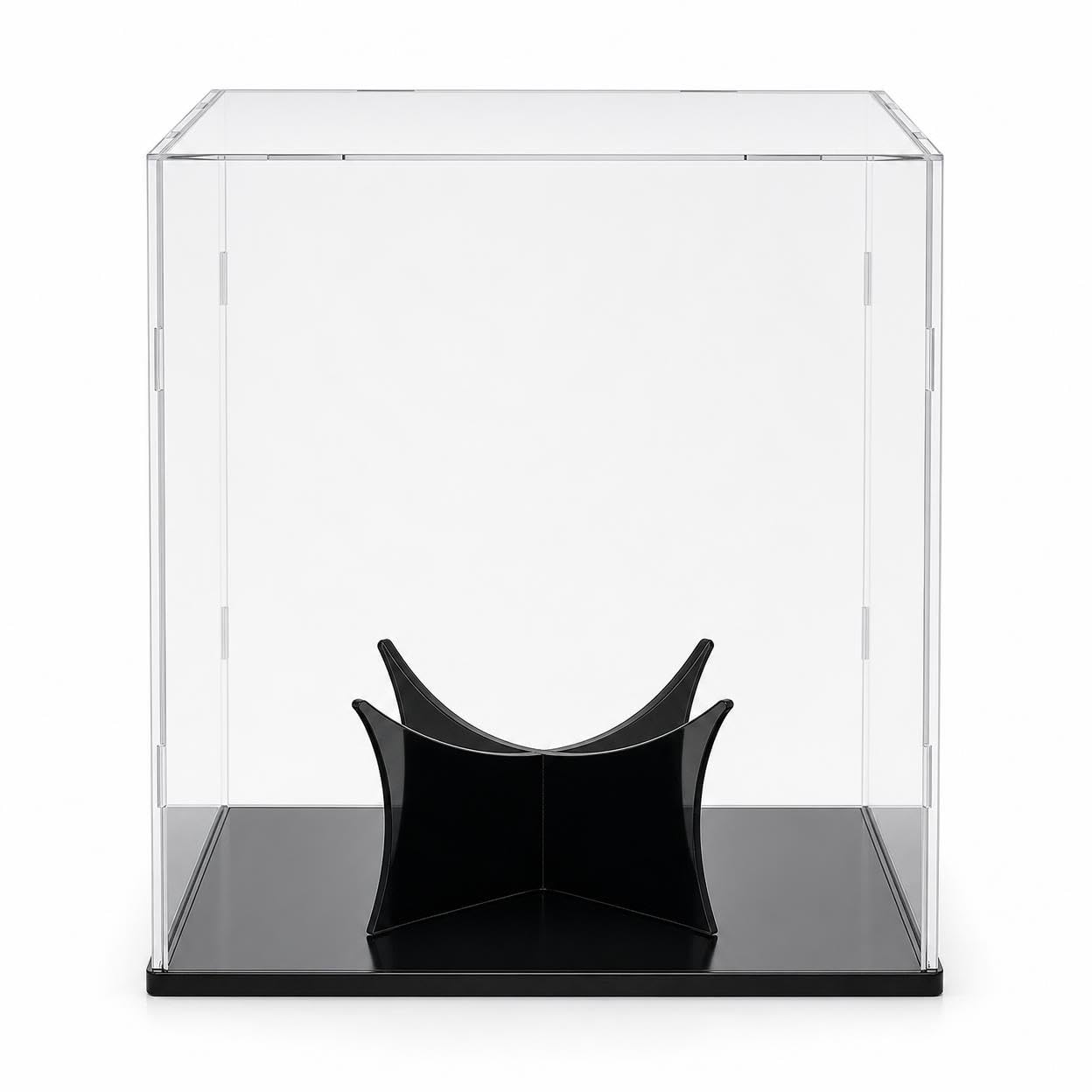 Vitrina Expositora Acrílico Transparente, Caja Metacrilato para Balones, Soporte Estable para Baloncesto, Fútbol
