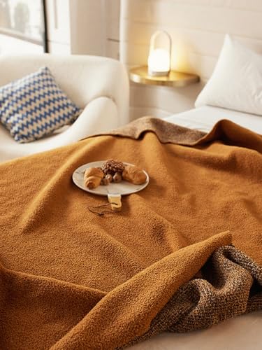 Überwurfdecke, wendbare, strukturierte Fleece-Decken für Couch und Bett, weiche, warme… – Ansicht 6
