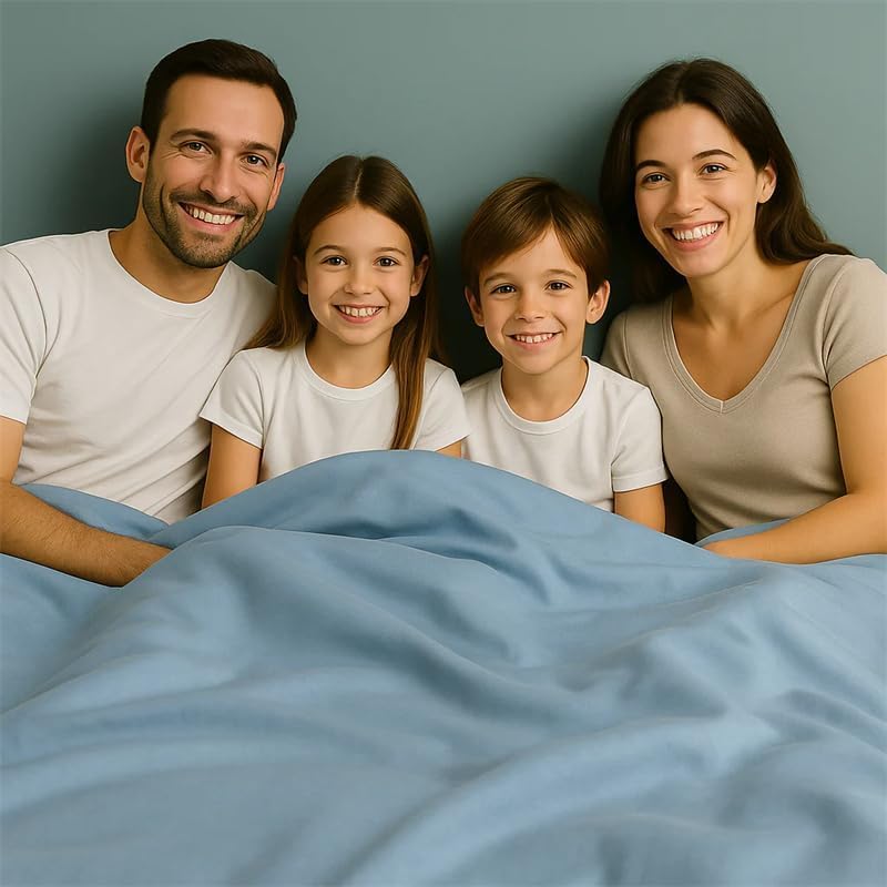 Magic Sleep Eisdecke - Kühlende Sommerdecke 150x200cm (Cremefarben)