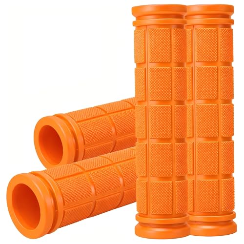 Image of CHUNZEXI 4 PCS Bike Handlebar Grips, Rubber Bicycle Bar Grips Replacement, Non-Slip Handle Grips for Kids Bikes, Scooters, BMX, Mountain & Cruiser Bikes