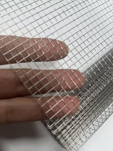 Image of 1 /4 Inch Stainless Steel Welded Wire Mesh, 0.5mm Thin Wire, 40x200cm Rustproof Fine Screen for Vent Cover, Window Insect Barrier, Filtration and Home DIY Projects