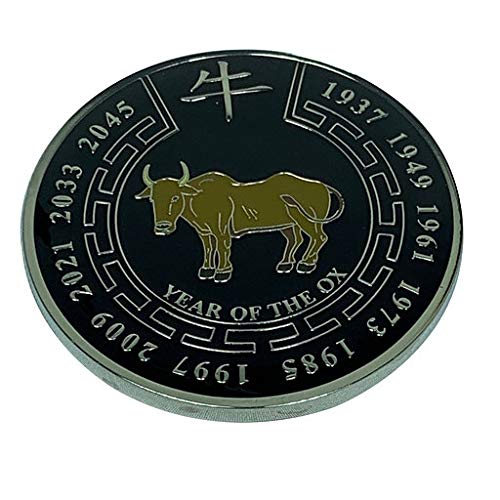 Chinese New Year Zodiac Commerative Black Coin (Ox)