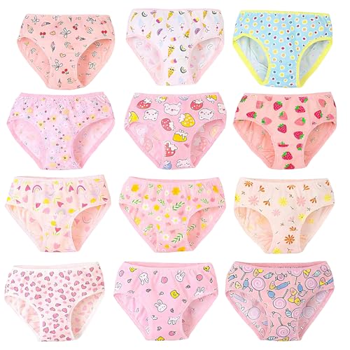 La Mejor Selección de Niñas en Ropa Interior comprados en linea. 44 OEWHBQYJ Ropa Interior de algodón sin Etiquetas Bragas para Niñas pequeñas (MX/US, Edad, 9 Años, 10 Años, Segunda generación)