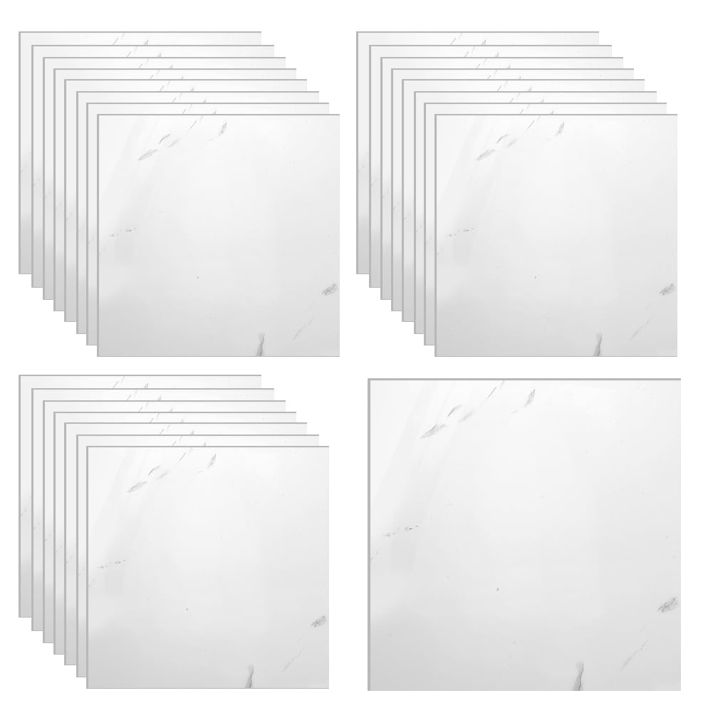 Pannelli adesivi per parete, 24 pezzi di piastrelle adesive per cucina, 30X30CM Pannelli adesivi 3D tagliabili DIY, piastrelle autoadesive per bagno, cucina, soggiorno