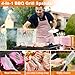 Anpro Grilling Accessories Grill Kit- Grill Set, Grilling Utensil Set, BBQ Accessories, BBQ Kit, BBQ Grill Tools, Grilling Gifts for Father's Day, Smoker, Camping, Kitchen,21 PCS-Standard Silver