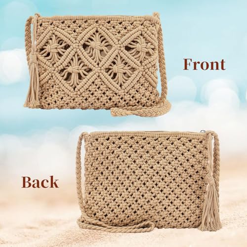 Peicees Bohemian Woven Crochet Purse