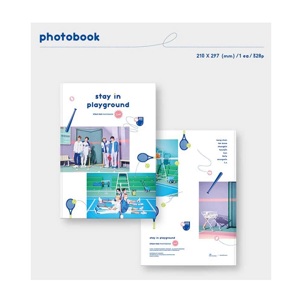 STRAYKIDS - Stay in Playground : Stray Kids 2ND PHOTOBOOK +