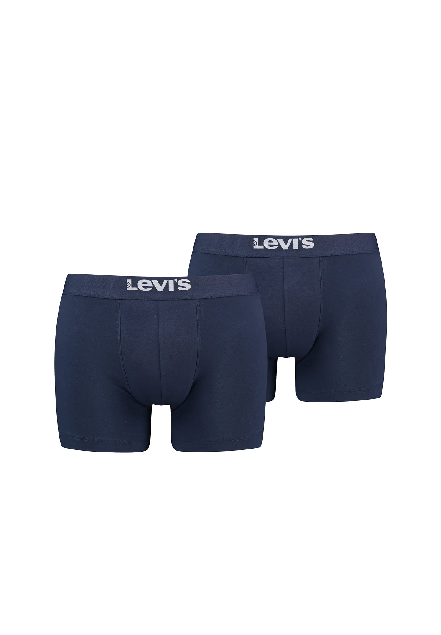 Levi's Men's Boxer, Navy, S (Pack of 2)